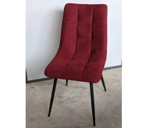 Chaise A 26 / Tissu coloris Rouge L45 H88 P61cm