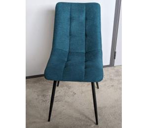 Chaise A 27 / Tissu coloris Bleu Turquoise L45 H88 P61cm